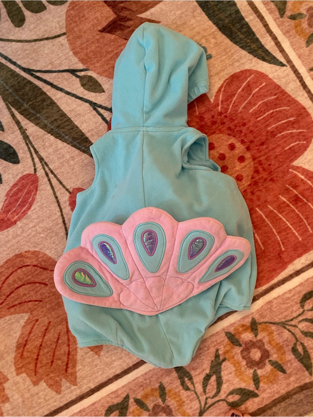 Fleece Peacock Toddler Costume